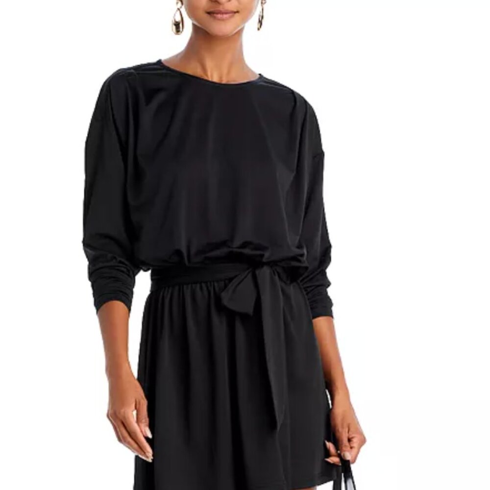 ***Aqua Drop Waist Jersey Dress***